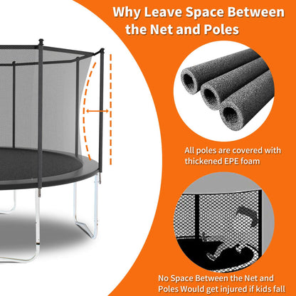 8FT Trampoline With Safety Enclosure My Store