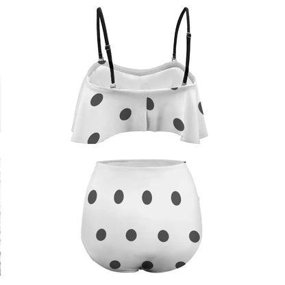 Colorful Ladies Loose Top Bikini Swimsuit Inkedjoy