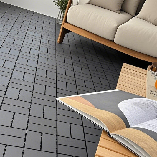 Waterproof, Wear-resistant, DIY Assembly, Garden, Courtyard, Balcony,plastic Flooring Inkedjoy