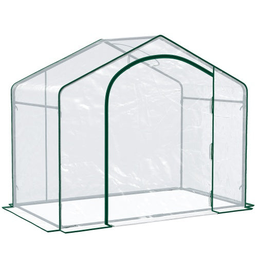 Portable Walk-in Steel Frame Garden Greenhouse Inkedjoy
