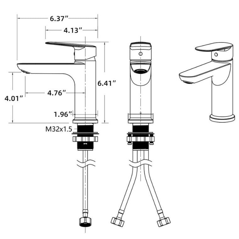 Matte Black Single Handle Faucet My Store
