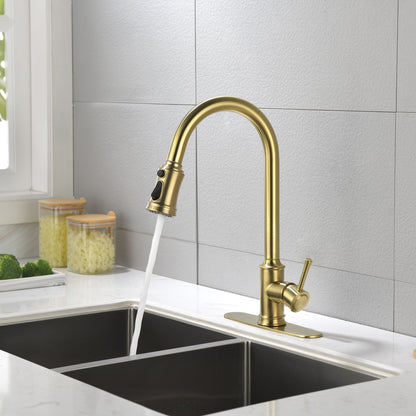Single Handle High  Pull Out Kitchen Faucet- Stainless Steel My Store