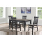 Farmhouse 5pc Dining Set Two-Tone Finish, Cottage Style Table, Schoolhouse Chairs My Store