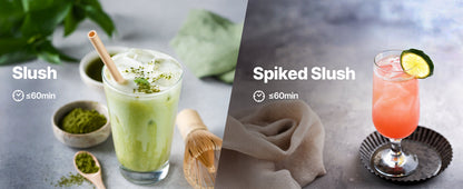 Succebuy 2L Slushie Machine No Ice Needed Margarita Machine with Self-Cleaning Frozen Margaritas Frappés Milkshake for Home Ohberri