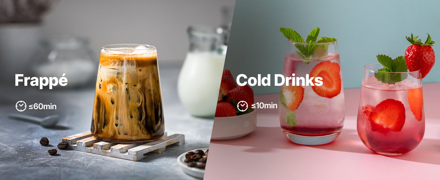 Succebuy 2L Slushie Machine No Ice Needed Margarita Machine with Self-Cleaning Frozen Margaritas Frappés Milkshake for Home Ohberri