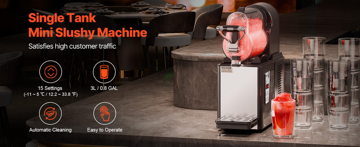 3/6L Jar Commercial Slushie Machine Ohberri