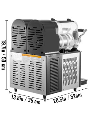 3/6L Jar Commercial Slushie Machine Ohberri