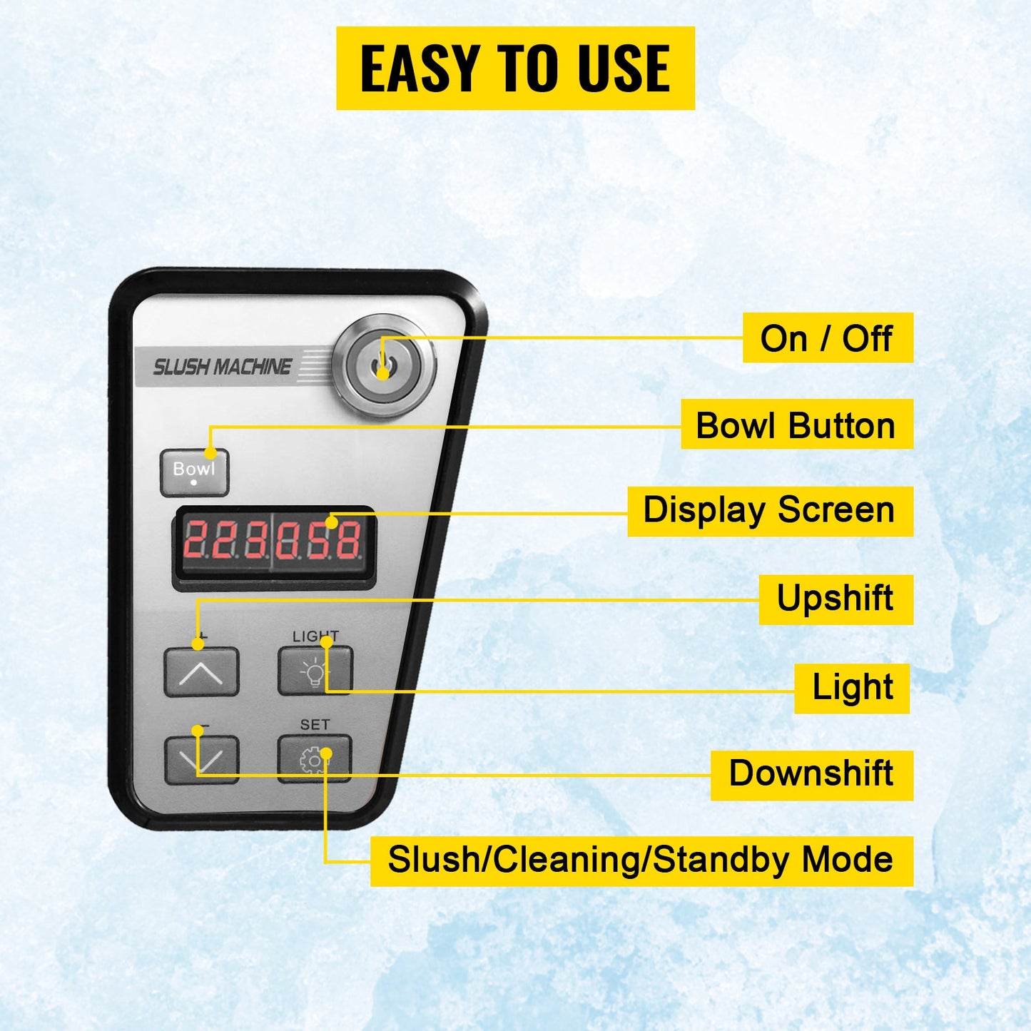 3/6L Jar Commercial Slushie Machine Ohberri