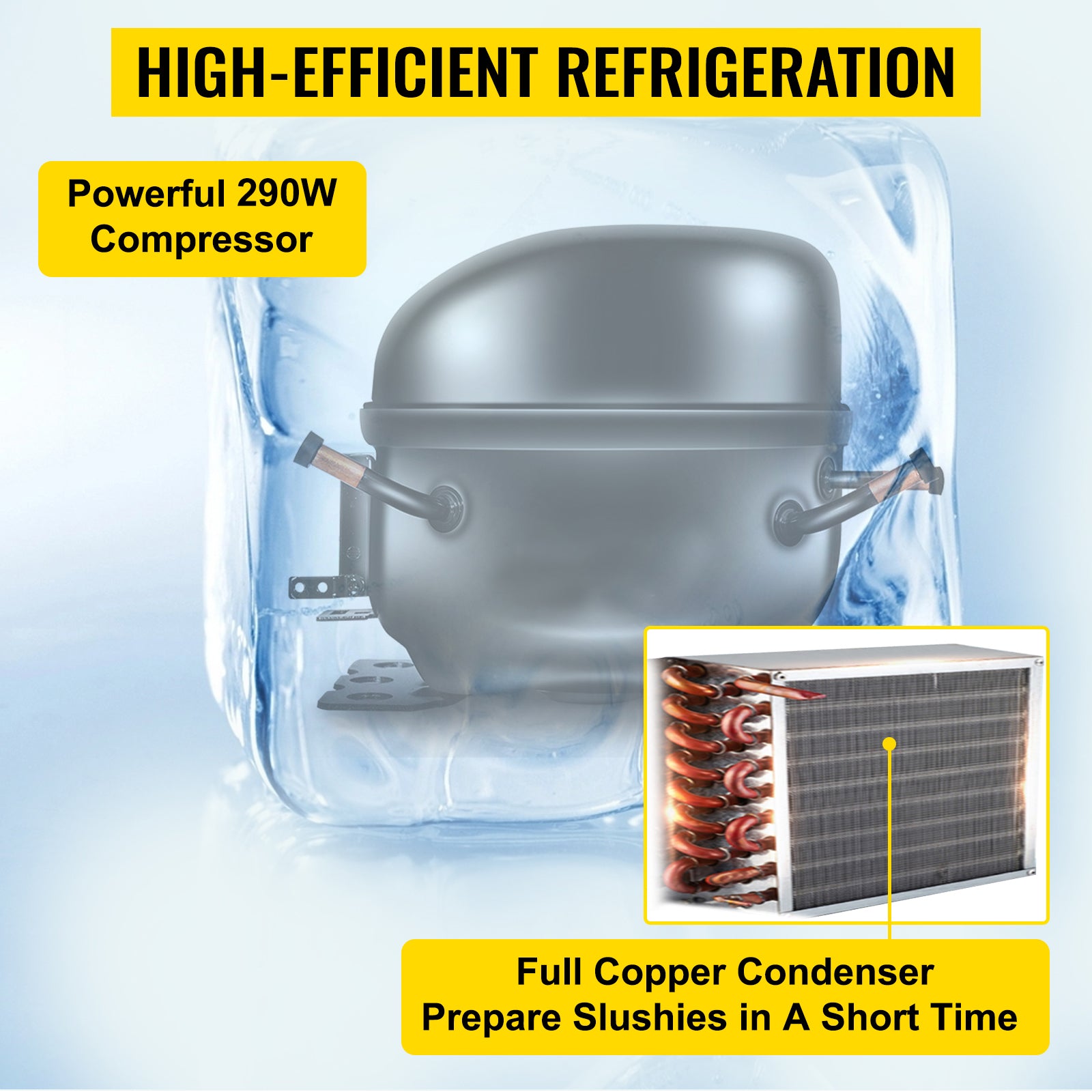 3/6L Jar Commercial Slushie Machine Ohberri